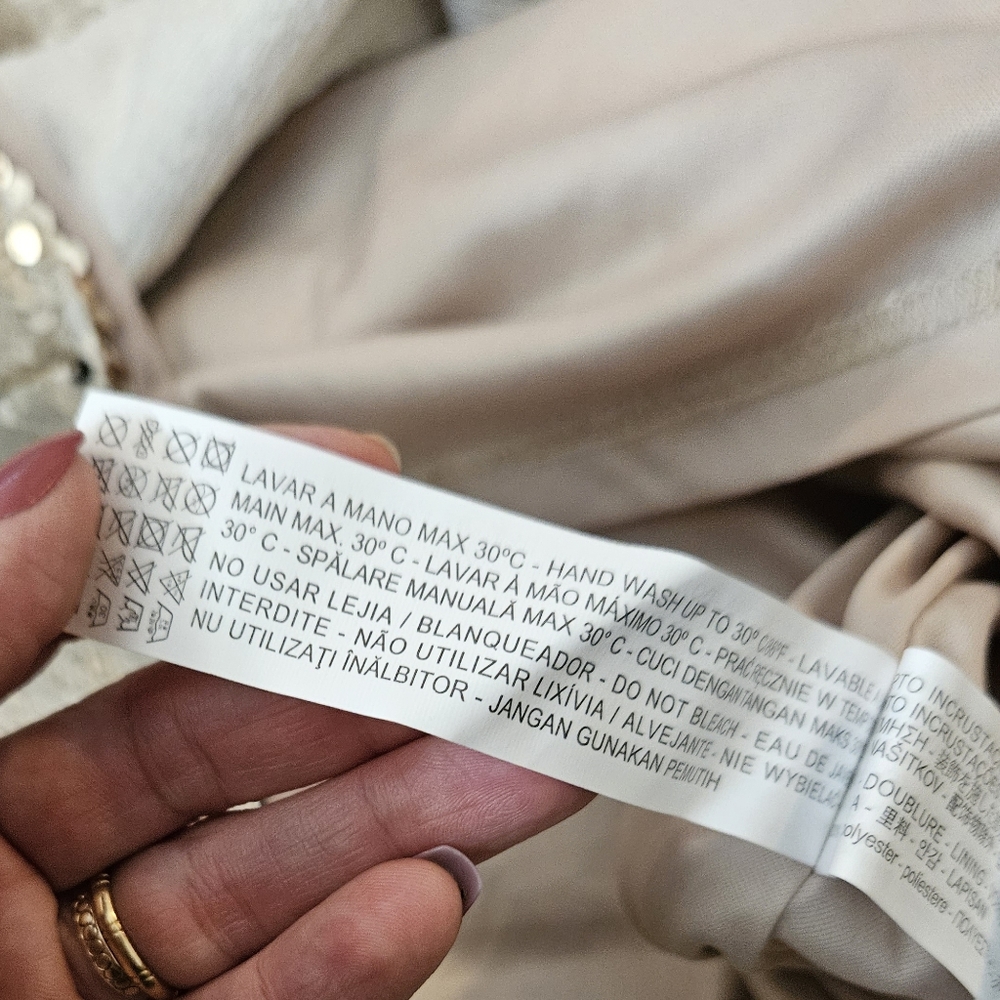 Zara Basic Collection Sequin Shift Dress - image 4